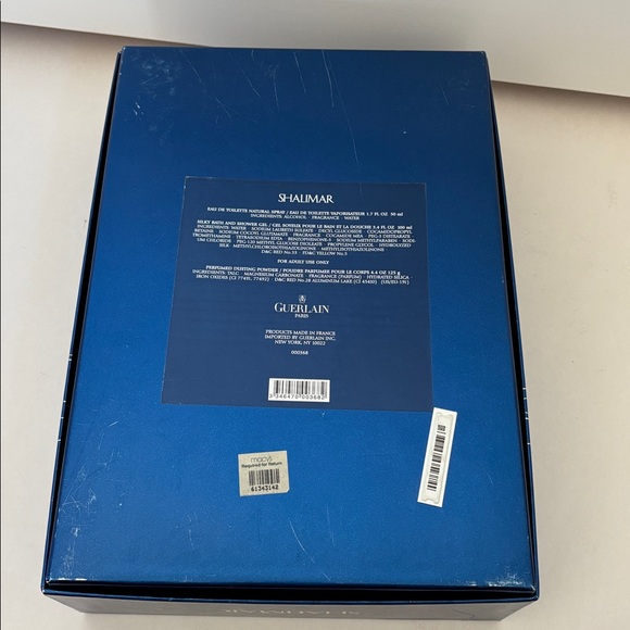 Vintage Guerlain Shalimar 3 Piece Shower Gel Dusting Powder Spray Gift Set - Picture 6 of 7